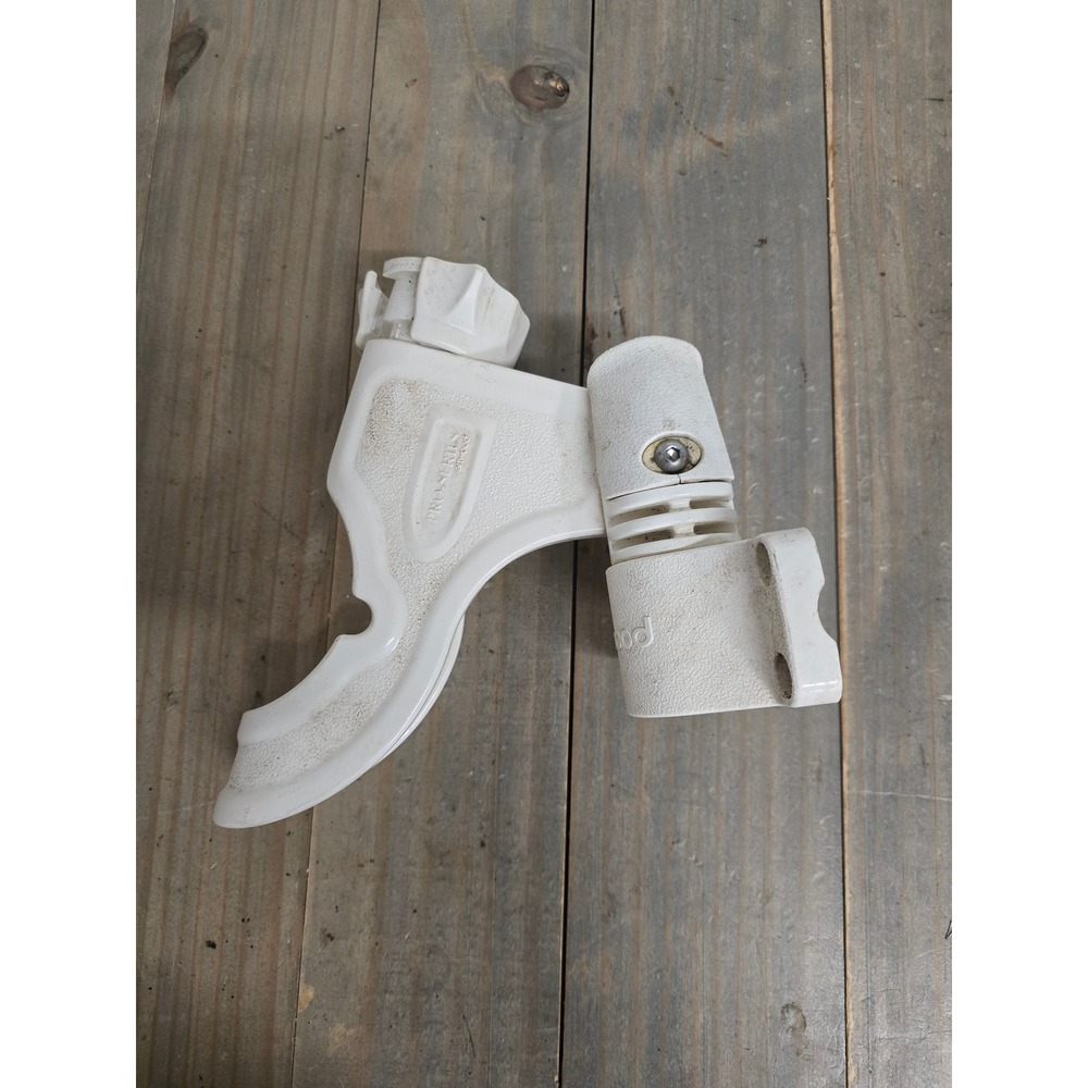 Attwood Pro Series Fishing Rod‎ Holder White Adjustable Side Mount